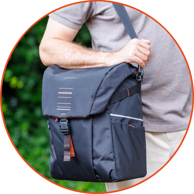 Pojedyncza sakwa rowerowa New Looxs Vigo Single 20L